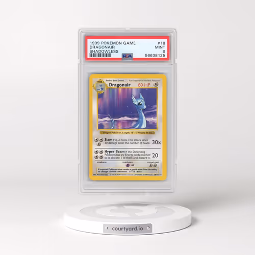 1999 Pokémon Game #18 Dragonair - Shadowless (PSA 9 MINT)