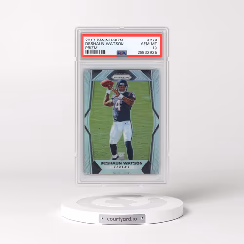 2017 Panini Prizm #279 Deshaun Watson - Prizm (PSA 10 GEM MINT)