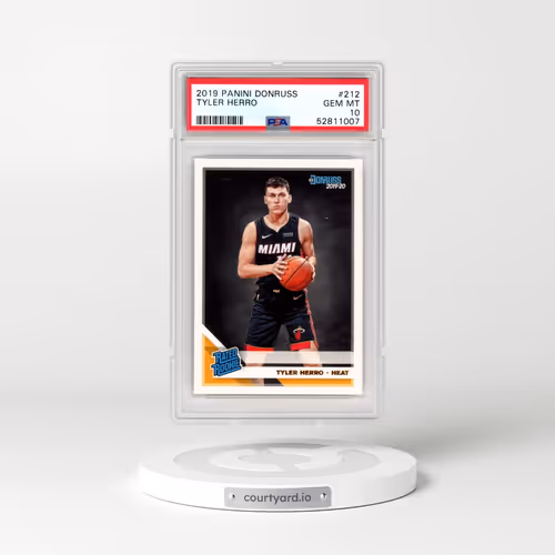 2019 Panini Donruss #212 Tyler Herro (PSA 10 GEM MINT)