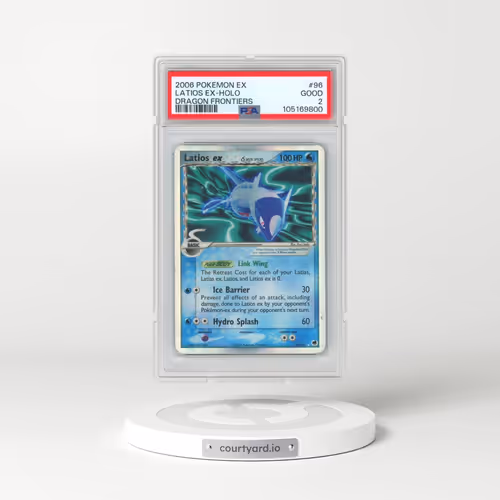 2006 Pokémon EX Dragon Frontiers #96 Latios EX - Holo Holo (PSA 2 GOOD)