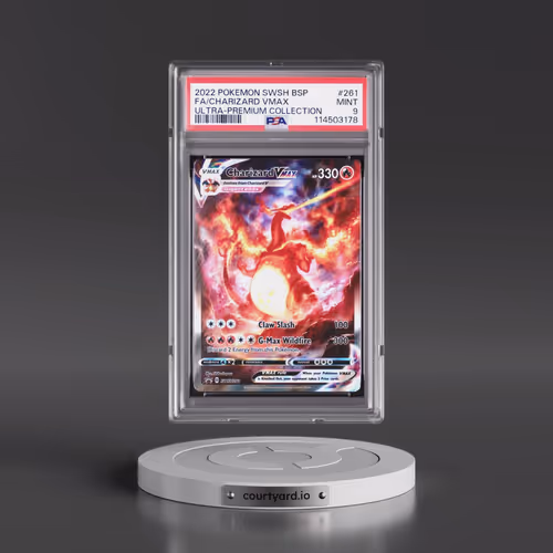 2022 Pokémon Swsh Black Star Promo #261 Charizard Vmax - Full Art Sword & Shield Ultra-Premium Colle