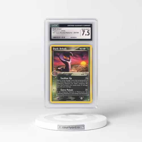 2004 EX Team Rocket Returns #29/109 Dark Arbok (CGC 7.5 NM+)