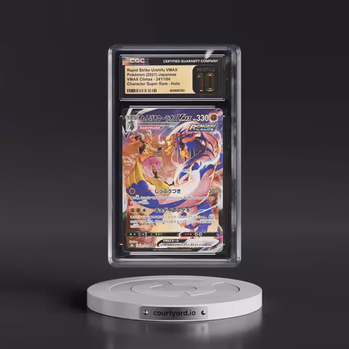 2021 VMAX Climax #241/184 Rapid Strike Urshifu VMAX - Holo Character Super Rare (CGC 10 PRISTINE)