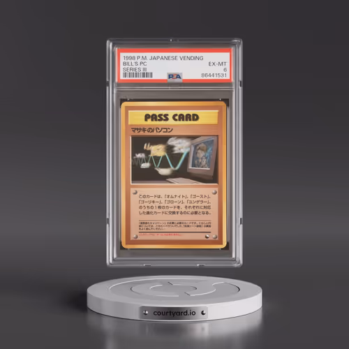 1998 Pokémon Vending Bill's PC - Series III (PSA 6 EX-MT)