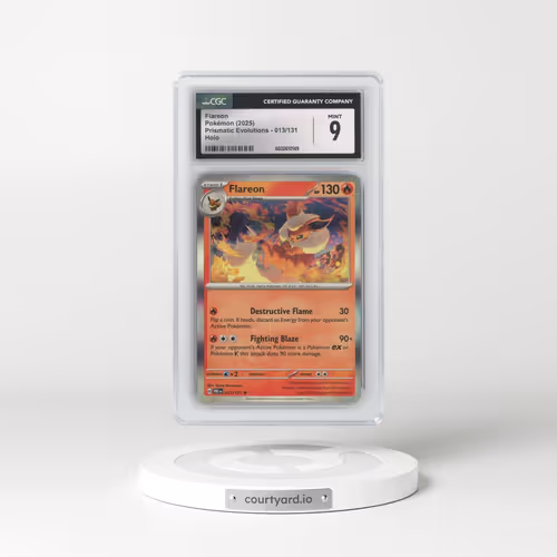 2025 Prismatic Evolutions - PRE EN #013/131 Flareon - Holo (CGC 9 MINT)