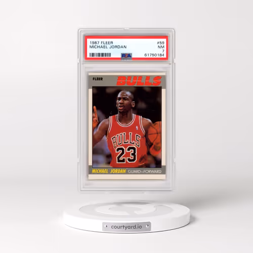 1987 Fleer #59 Michael Jordan (PSA 7 NM)