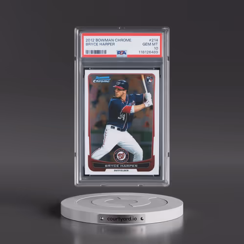 2012 Bowman Chrome #214 Bryce Harper (PSA 10 GEM MINT)
