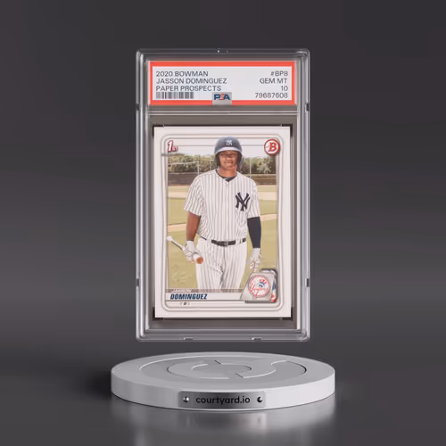 2020 Bowman Paper Prospects #BP8 Jasson Dominguez (PSA 10 GEM MINT)