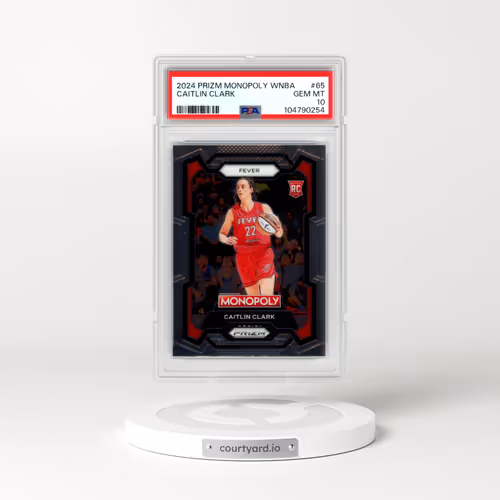 2024 Panini Prizm Monopoly WNBA #65 Caitlin Clark (PSA 10 GEM MINT)