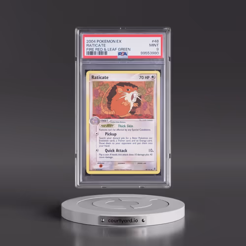 2004 Pokémon EX Fire Red & Leaf Green #48 Raticate (PSA 9 MINT)