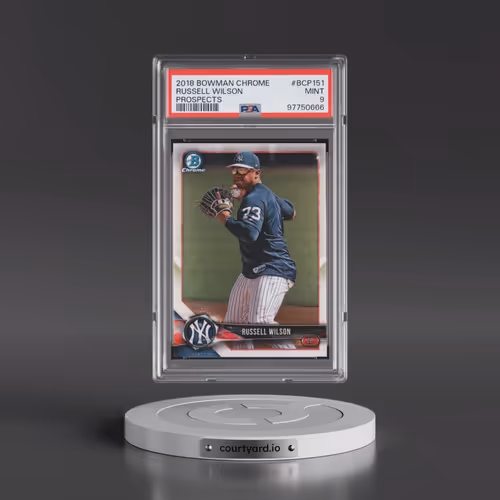 2018 Bowman Chrome Prospects #BCP151 Russell Wilson (PSA 9 MINT)