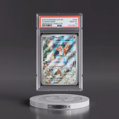 2023 Pokémon Svp EN-SV Black Star Promo #044 Charmander - Obsidian Flames Elite Trainer Box (PSA 10