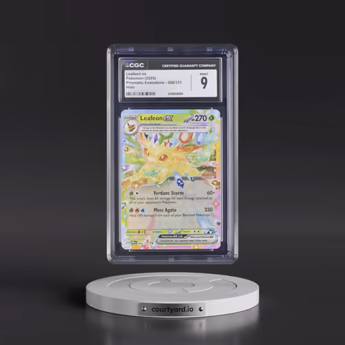 2025 Prismatic Evolutions - PRE EN #006/131 Leafeon ex - Holo (CGC 9 MINT)