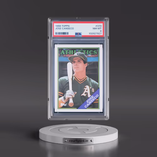 1988 Topps #370 Jose Canseco (PSA 8 NM-MT)