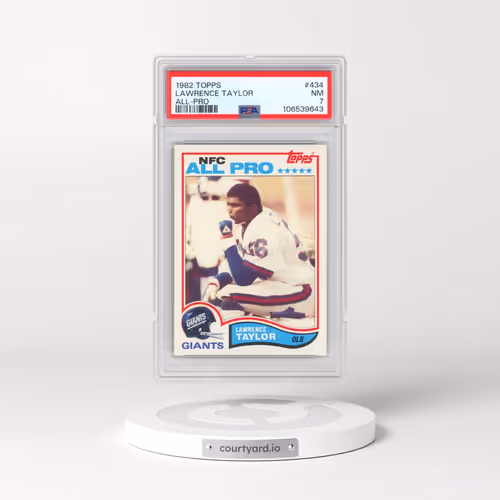 1982 Topps #434 Lawrence Taylor - All-Pro (PSA 7 NM)