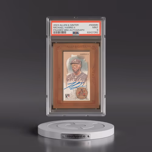 2023 Topps Allen & Ginter Mini Autograph #MAMH Michael Harris II (PSA 9 MINT)