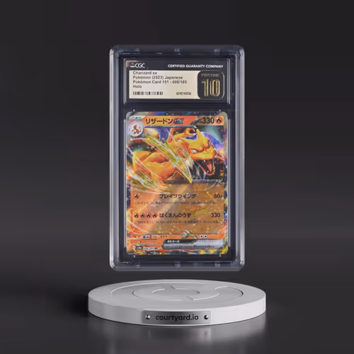 2023 Pokémon Card 151 #006/165 Charizard ex - Holo (CGC 10 PRISTINE)