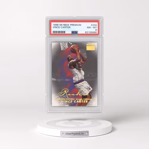1998 Skybox Premium #234 Vince Carter (PSA 8 NM-MT)