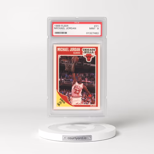 1989 Fleer #21 Michael Jordan (PSA 9 MINT)