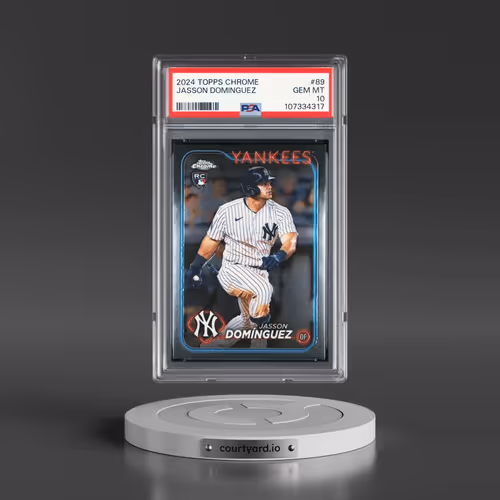 2024 Topps Chrome #89 Jasson Dominguez (PSA 10 GEM MINT)