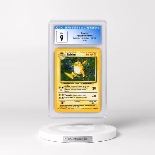 1999 Base Set #14/102 Raichu - Holo (CGC 9 MINT)