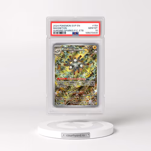 2024 Pokémon Svp EN-SV Black Star Promo #159 Magneton - Surging Sparks Pokemon Center Elite Trainer