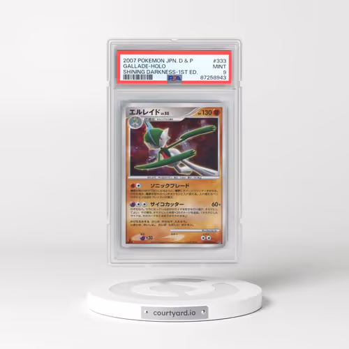 2007 Pokémon Diamond & Pearl Shining Darkness #333 Gallade - 1st Edition Holo (PSA 9 MINT)