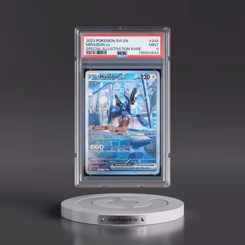 2023 Pokémon Svi EN-Scarlet & Violet #244 Miraidon EX - Holo Special Illustration Rare (PSA 9 MINT)