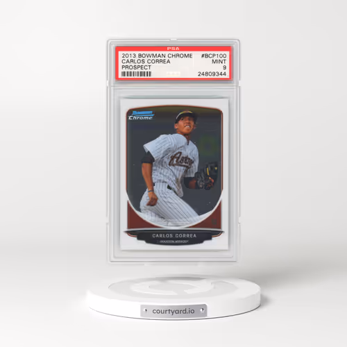 2013 Bowman Chrome Prospect #BCP100 Carlos Correa (PSA 9 MINT)