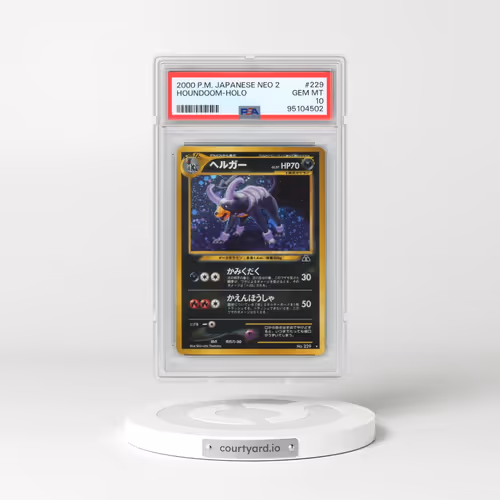 2000 Pokémon Neo 2 #229 Houndoom - Holo (PSA 10 GEM MINT)