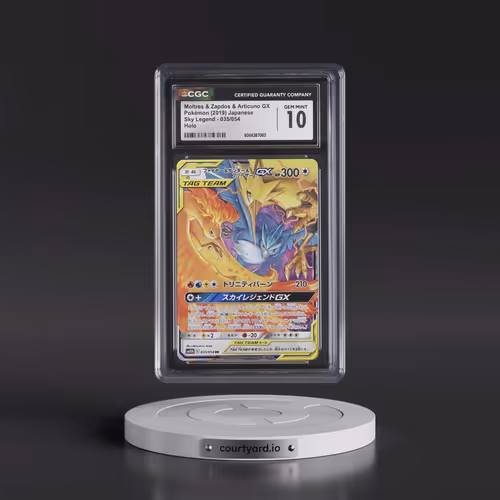 2019 Sky Legend #035/054 Moltres & Zapdos & Articuno GX - Holo (CGC 10 GEM MINT)