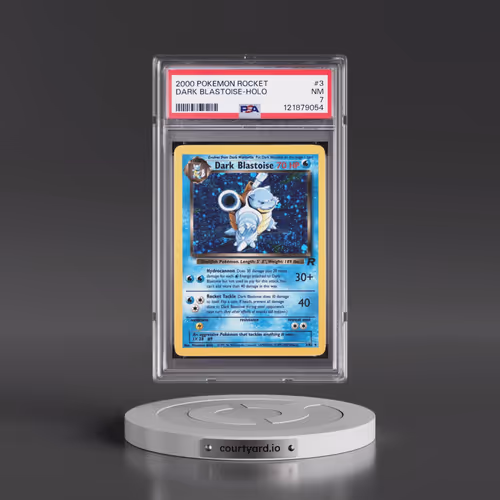 2000 Pokémon Rocket #3 Dark Blastoise - Holo (PSA 7 NM)
