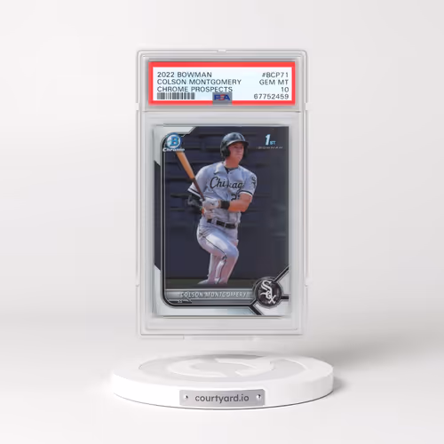2022 Bowman Chrome Prospects #BCP71 Colson Montgomery (PSA 10 GEM MINT)
