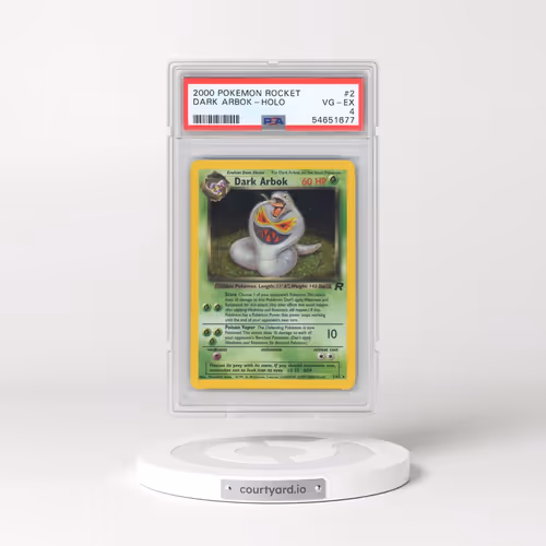 2000 Pokémon Rocket #2 Dark Arbok - Holo (PSA 4 VG-EX)