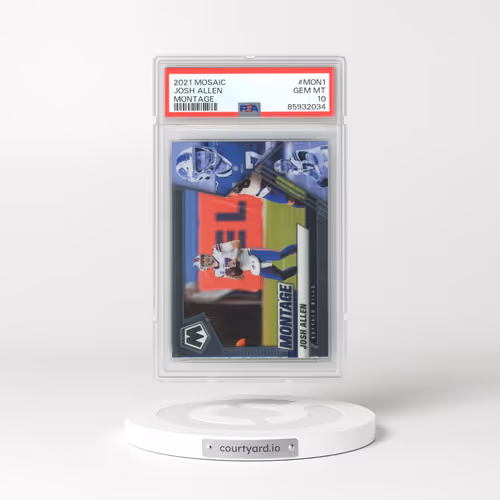 2021 Panini Mosaic Montage #MON1 Josh Allen (PSA 10 GEM MINT)
