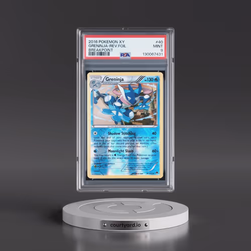 2016 Pokémon XY Breakpoint #40 Greninja - Reverse Foil (PSA 9 MINT)