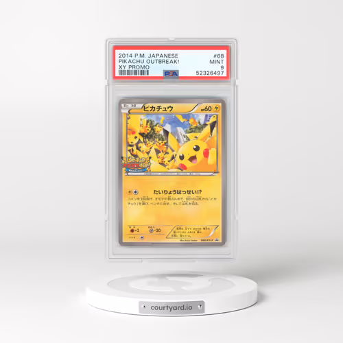 2014 Pokémon XY Promo #68 Pikachu Outbreak! (PSA 9 MINT)