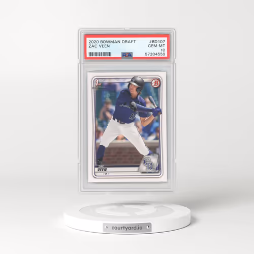 2020 Bowman Draft #BD107 Zac Veen (PSA 10 GEM MINT)