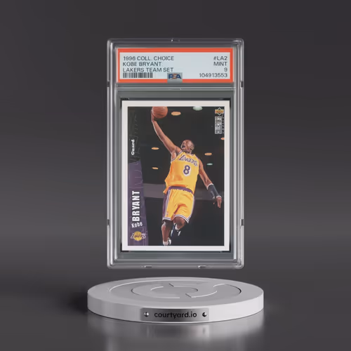 1996 Collector's Choice Lakers Team Set #LA2 Kobe Bryant (PSA 9 MINT)