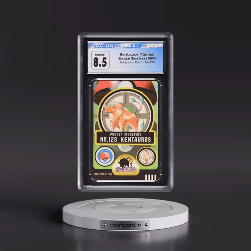 1998 Pokémon - Part 1 #128 Kentauros (Tauros) (CGC 8.5 NM-MT+)