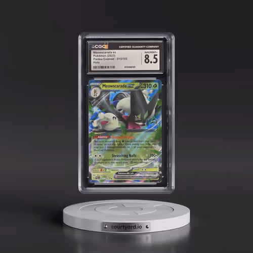 2023 Paldea Evolved - PAL EN #015/193 Meowscarada ex - Holo (CGC 8.5 NM-MT+)