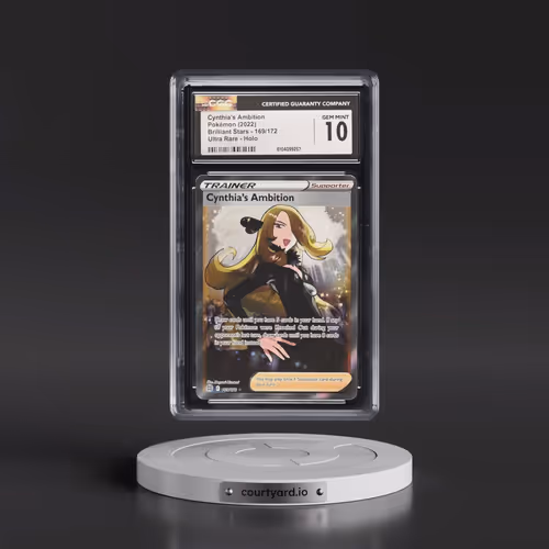 2022 Brilliant Stars #169/172 Cynthia's Ambition - Ultra Rare Holo (CGC 10 GEM MINT)