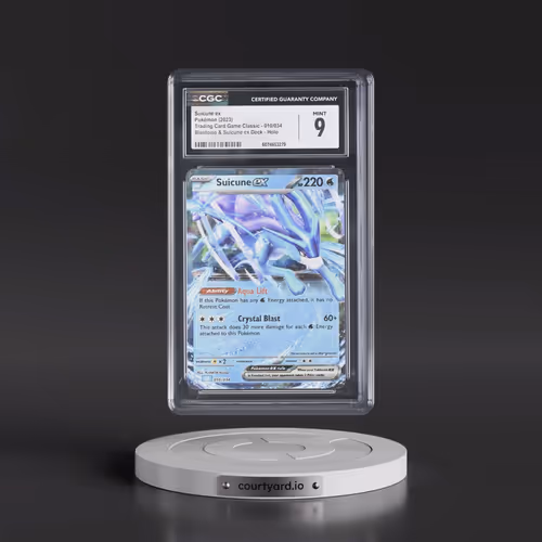 2023 Pokémon Clb-Trading Card Game Classic Blastoise & Suicune EX Deck #010 Suicune EX - Holo (CGC 9