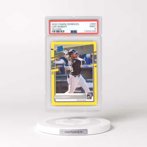 2020 Panini Donruss #264 Luis Robert - Yellow (PSA 9 MINT)