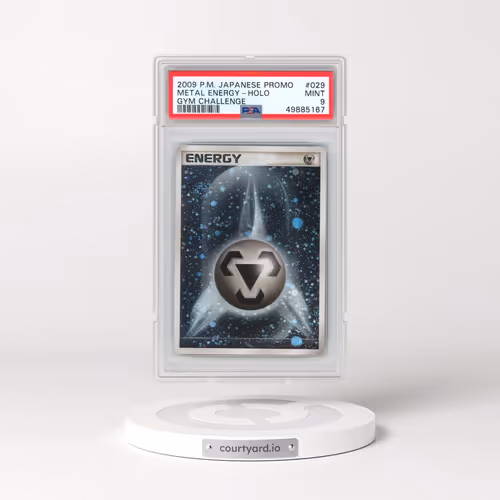 2009 Pokémon Promo #029 Metal Energy - Holo Gym Challenge (PSA 9 MINT)
