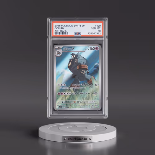 2025 Pokémon Sv11b-Black Bolt #129 Golurk - Art Rare (PSA 10 GEM MINT)