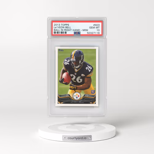 2013 Topps #403 LE'Veon Bell - Ball in Right Hand-Mini (PSA 10 GEM MINT)
