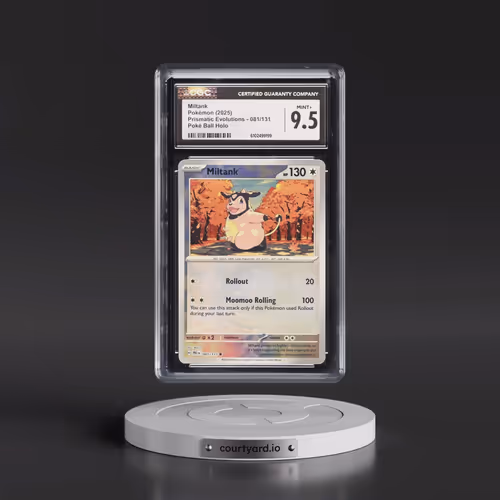 2024 Prismatic Evolutions - PRE EN #081/131 Miltank - Poké Ball Holo (CGC 9.5 MINT+)