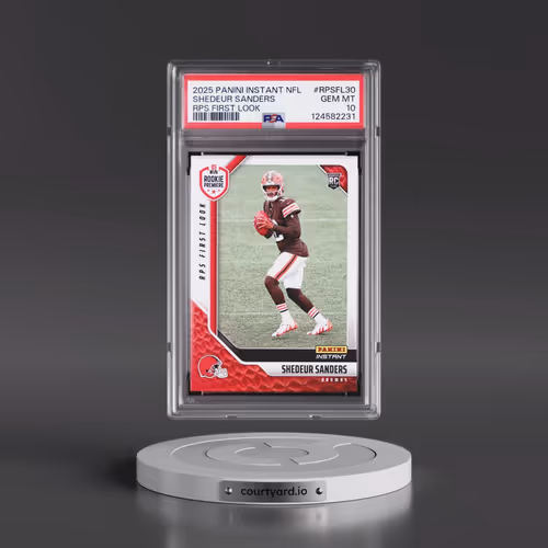 2025 Panini Instant NFL Rps First Look #RPSFL30 Shedeur Sanders (PSA 10 GEM MINT)