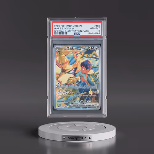 2025 Pokémon Jtg EN-Journey Together #186 Hop's Zacian EX - Holo Special Illustration Rare (PSA 10 G